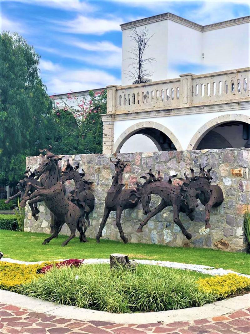 Hotel Hacienda Santa Fe กัวนาฮัวโต ภายนอก รูปภาพ